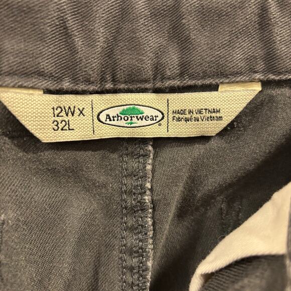 Arborwear gray utility work pants, size 12Wx32L - Picture 10 of 11